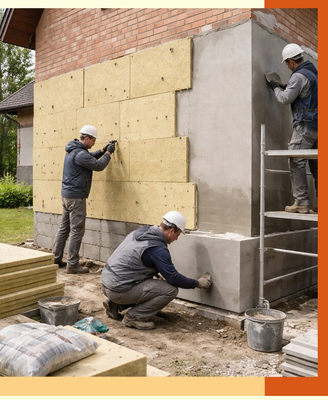 Утепление частного дома в Усть-Илимске под ключ от 7800 руб/м2 — недорого | ТепломастерСть