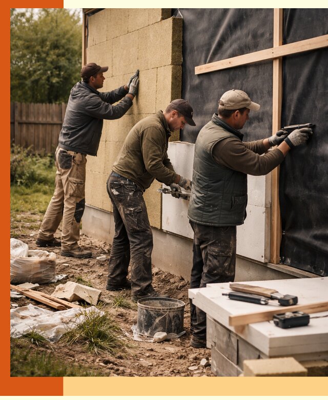 Утепление дачного дома под ключ в Усть-Илимске