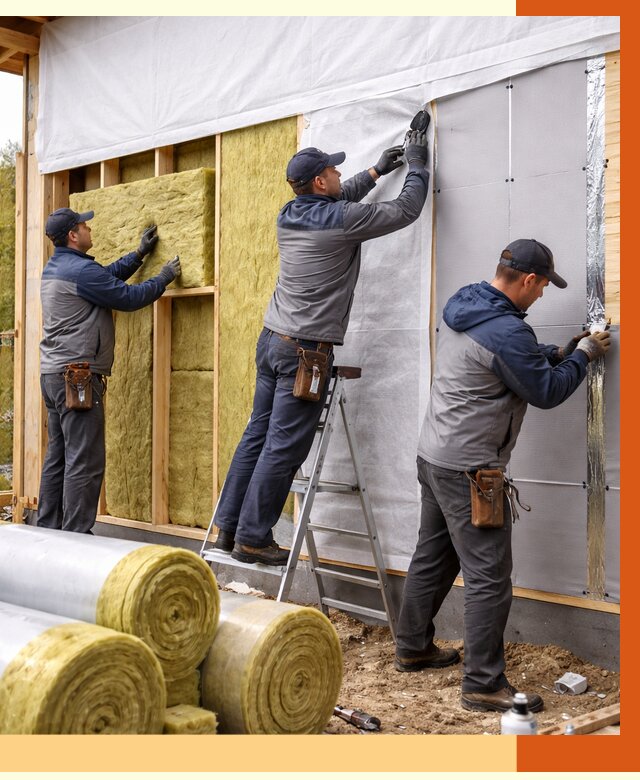 Утепление каркасного дома в Усть-Илимске от 4368 руб./м2 — профессионально | ТепломастерСть