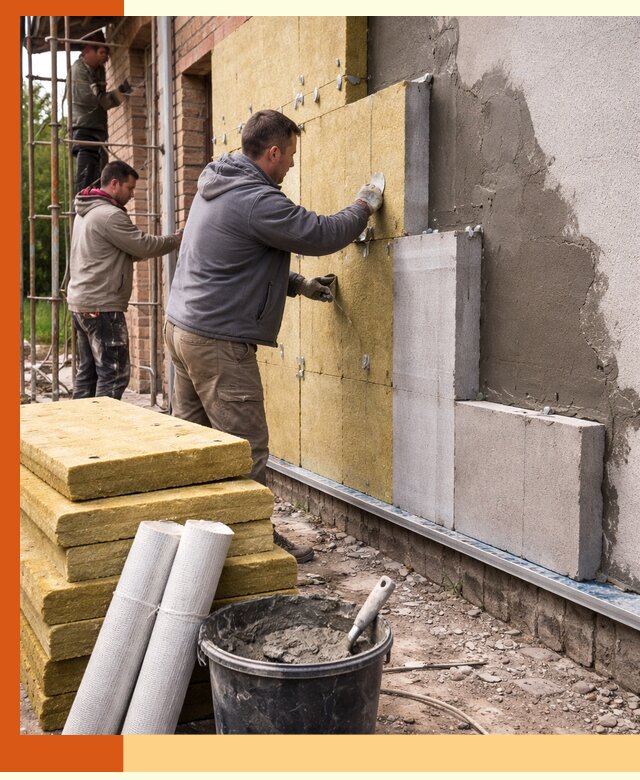 Утепление кирпичного дома под ключ в Усть-Илимске