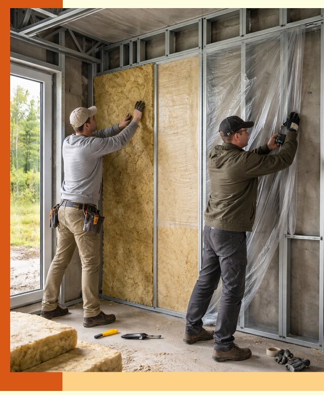 Утепление дома из ЛСТК в Усть-Илимске с гарантией качества и эффективности