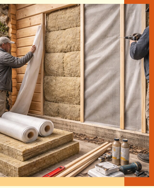 Утепление дома из минибруса в Усть-Илимске от 4680 руб/м2 — заказать профессионально | ТепломастерСть