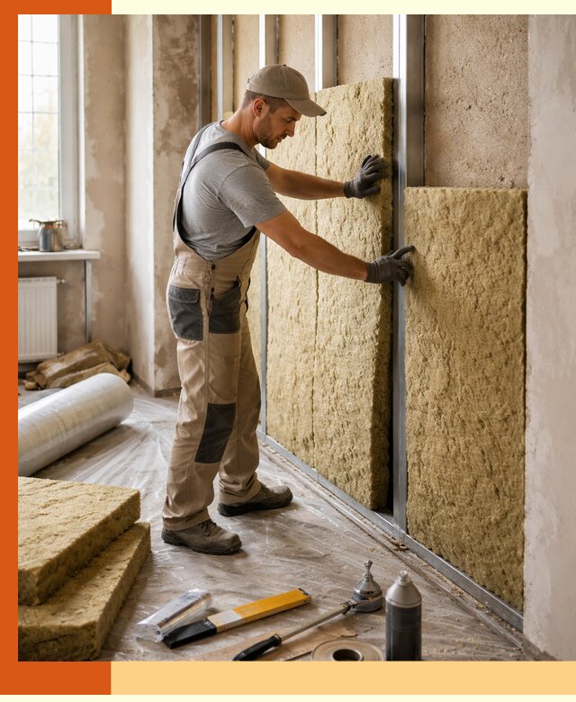 Утепление квартиры в Усть-Илимске — комплексная теплоизоляция стен и полов