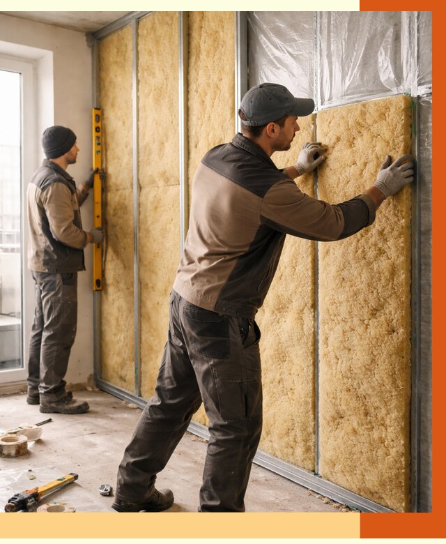 Утепление квартиры изнутри в Усть-Илимске от 4524 руб. за м2 | Проф. работы ТепломастерСть