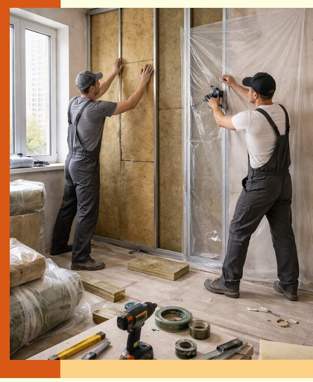 Утепление квартиры изнутри профессионально в Усть-Илимске