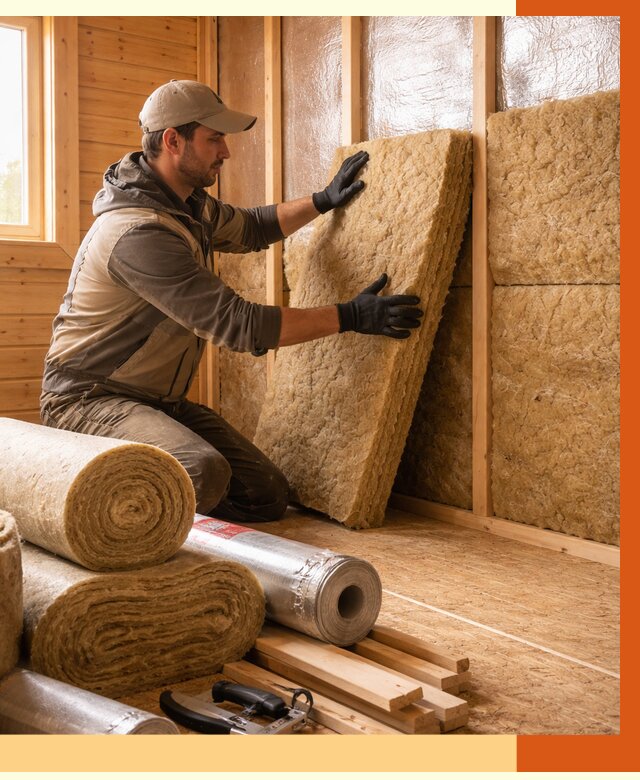 Утепление бани в Усть-Илимске под ключ от 4680 руб./м2 — утеплить потолок, пол и стены | ТепломастерСть