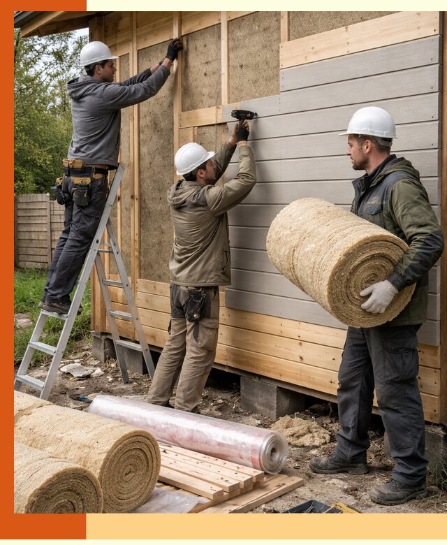 Утепление бани снаружи в Усть-Илимске профессионально и надежно