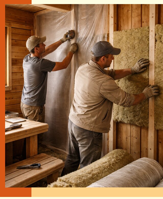 Утепление бани изнутри в Усть-Илимске качественно и недорого