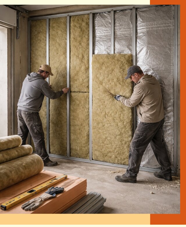 Утепление гаража изнутри в Усть-Илимске от 7800 руб/м2 — работы и цена | ТепломастерСть