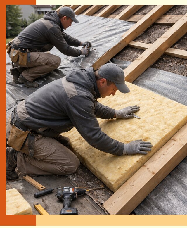 Профессиональное утепление крыши в Усть-Илимске качественно и надежно