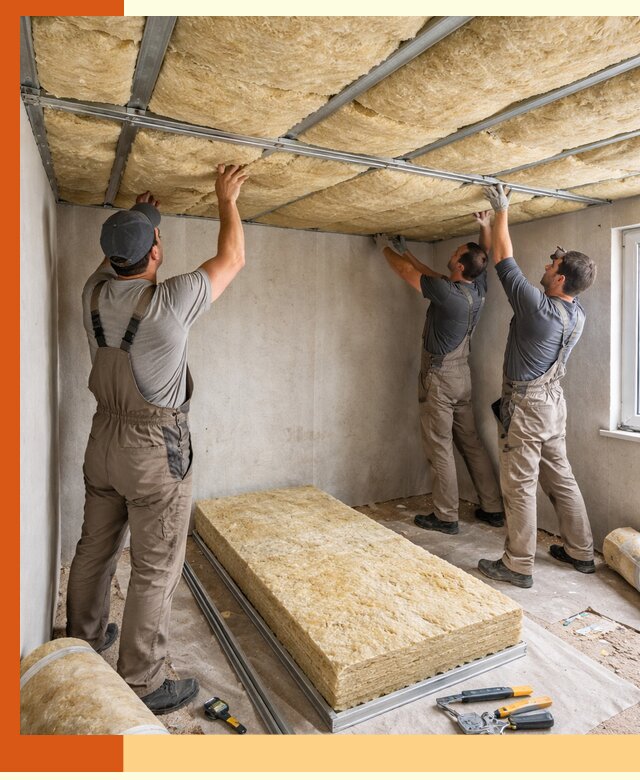 Утепление потолка в Усть-Илимске — тепло и без сквозняков