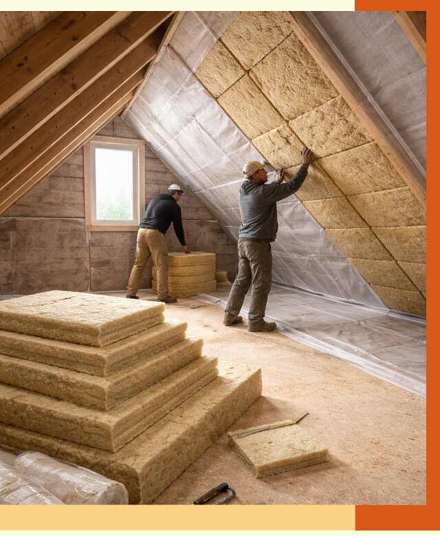 Утепление мансарды в Усть-Илимске от 2600 руб/м2 — комплексно и под ключ | ТепломастерСть