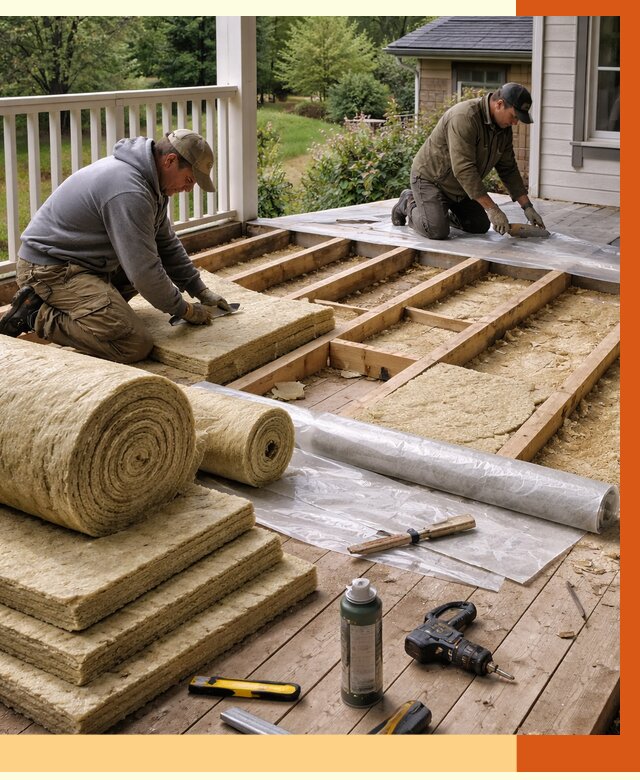 Утепление террасы в Усть-Илимске от 4368 руб./м2 — утеплить террасу под ключ | ТепломастерСть