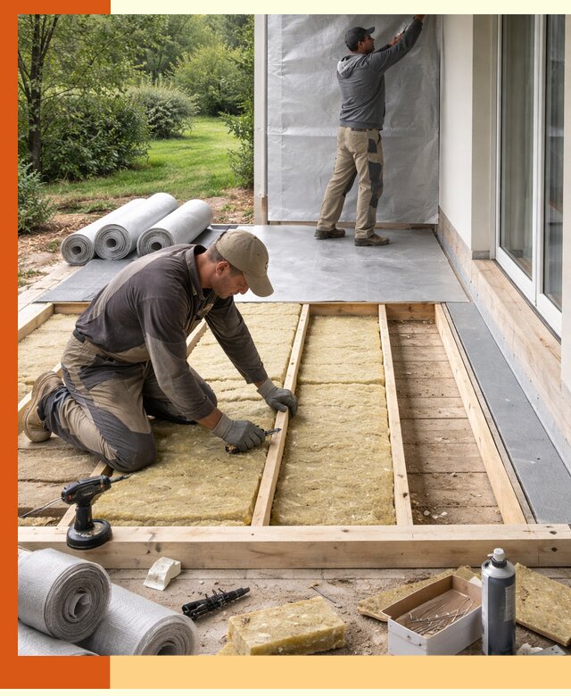 Утепление террасы в Усть-Илимске — тепло и защита круглогодично