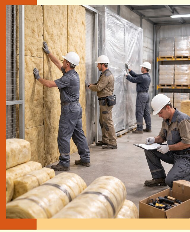 Утепление склада готовой продукции в Усть-Илимске качественно и быстро