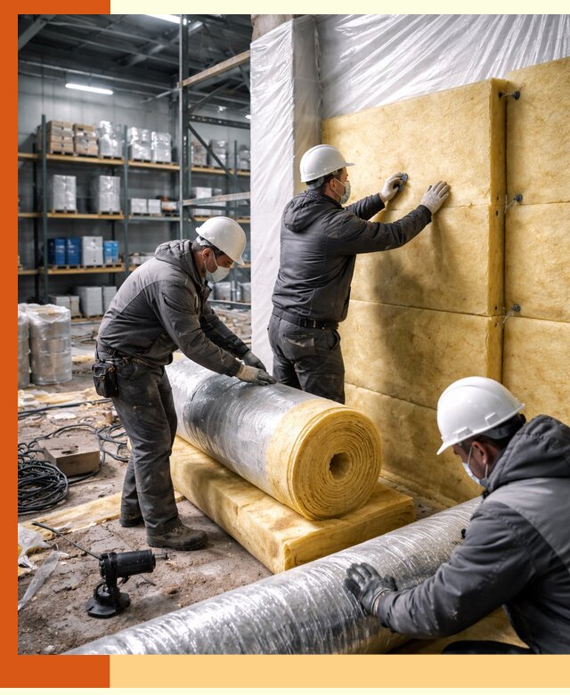 Утепление склада химсырья в Усть-Илимске: безопасная и эффективная изоляция