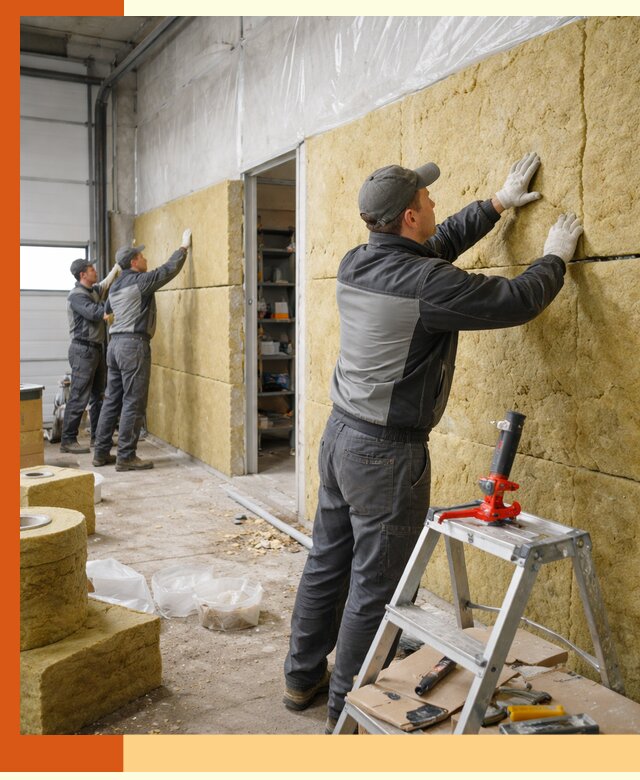 Утепление автосервиса и мастерских в Усть-Илимске качественно и надёжно