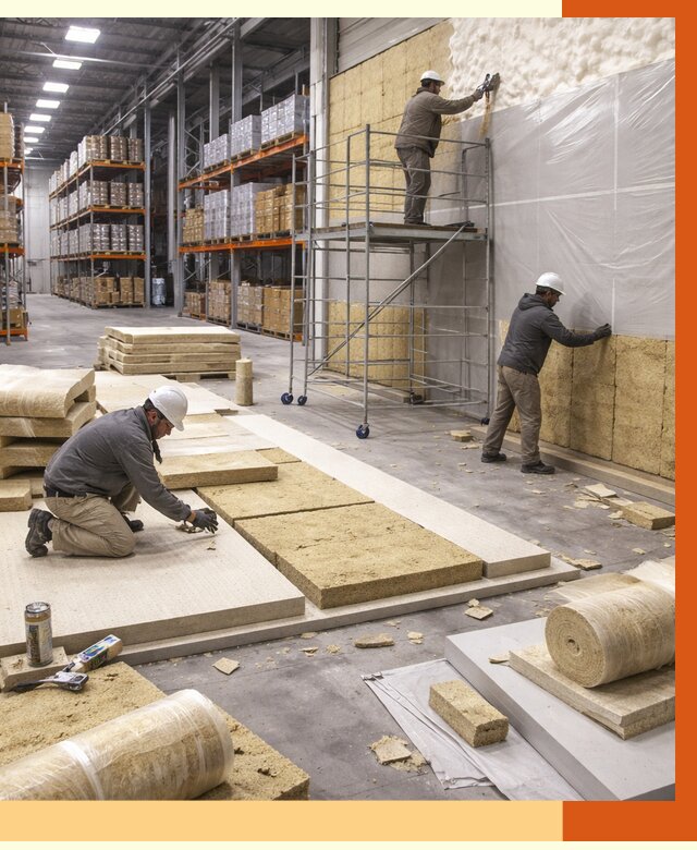 Утепление складского терминала в Усть-Илимске от 7800 руб./м² под ключ | ТепломастерСть