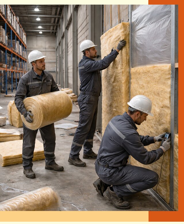 Утепление логистического центра в Усть-Илимске от 4680 руб/м² под ключ | ТепломастерСть