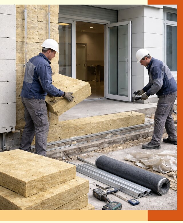 Утепление медицинского центра в Усть-Илимске под ключ от 13000 руб./м² | ТепломастерСть