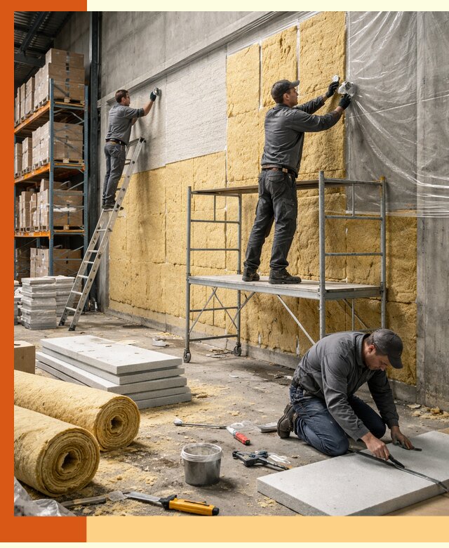 Утепление холодного склада под ключ в Усть-Илимске