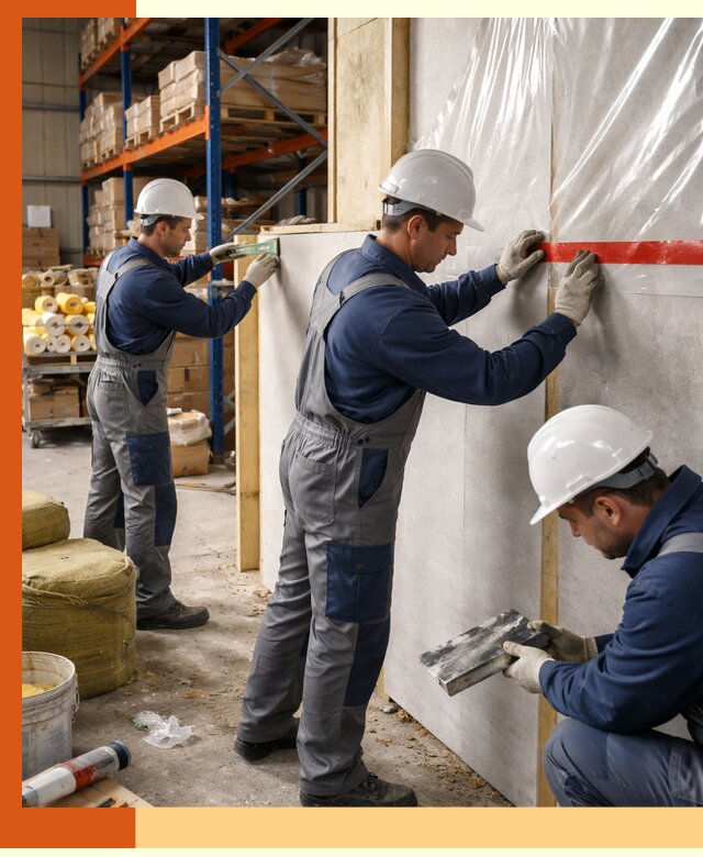 Утепление теплого склада под ключ в Усть-Илимске