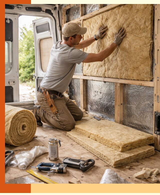 Утепление кемпера под ключ в Усть-Илимске с гарантией качества