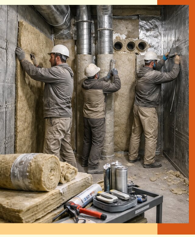 Утепление венткамеры в Усть-Илимске под ключ от 1508 руб. — профессионально | ТепломастерСть