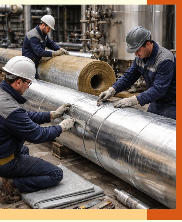 Утепление технологического оборудования в Усть-Илимске от 4368 руб. за м2 | ТепломастерСть