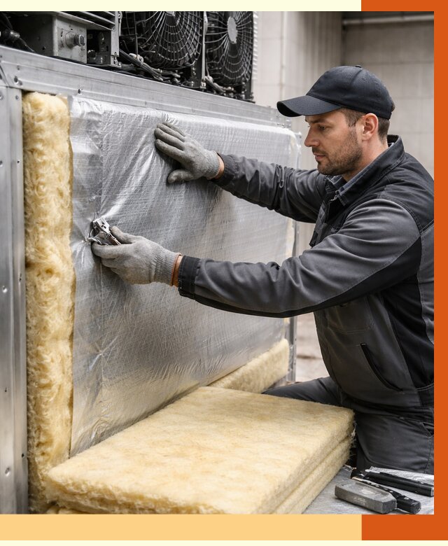 Утепление холодильного агрегата в Усть-Илимске от 8840 руб. под ключ | ТепломастерСть