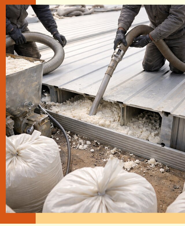 Заполнение пустот кровельных панелей пенными и мокрыми герметиками в Усть-Илимске