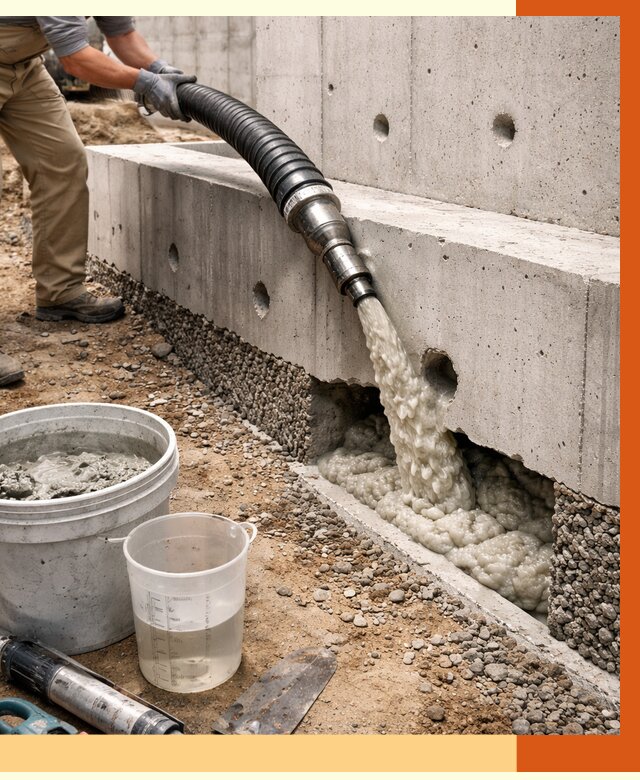 Заполнение полостей фундамента в Усть-Илимске от 7072 руб. под ключ | ТепломастерСть