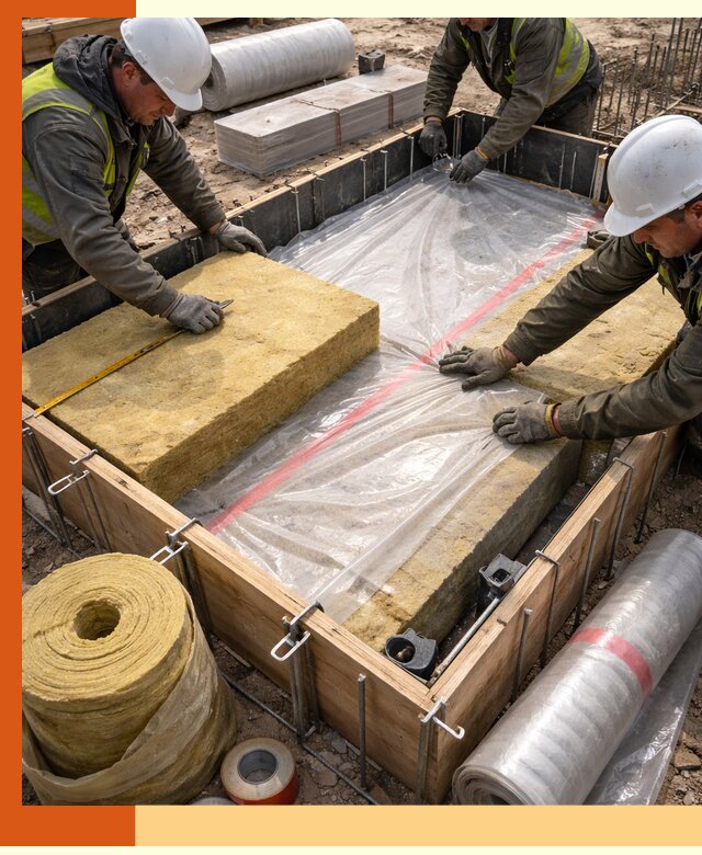 Теплоизоляция опалубки для строительства в Усть-Илимске