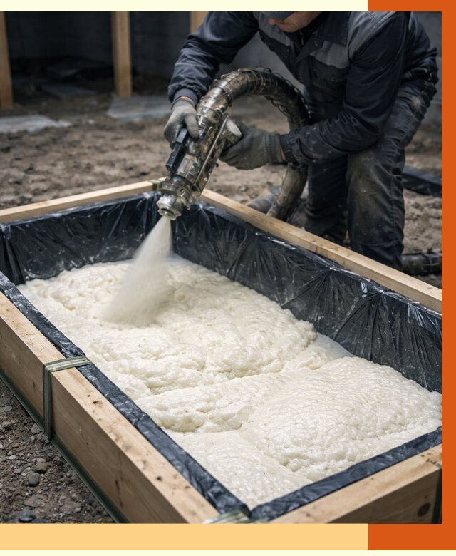 Заливка ППУ в формы в Усть-Илимске от 2600 руб. — утепление форм под ключ | ТепломастерСть