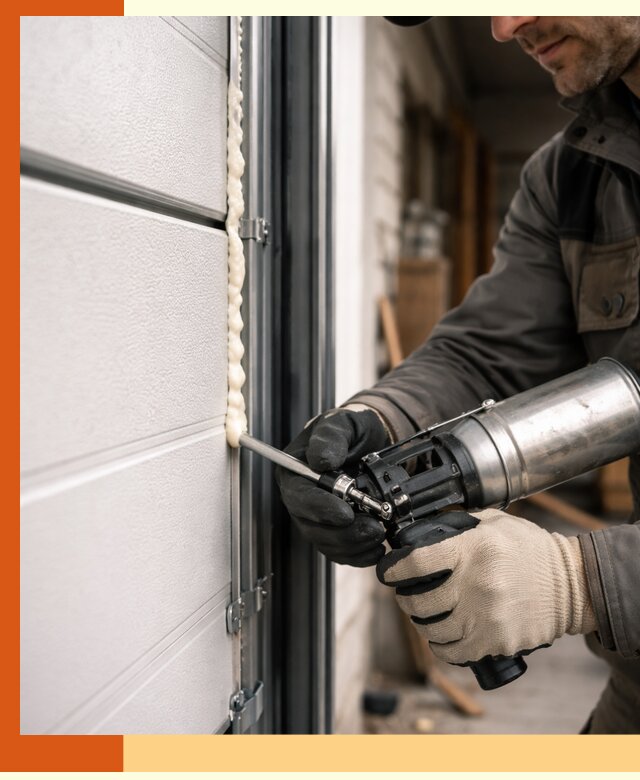 Заполнение пустот ворот в Усть-Илимске профессионально и герметично