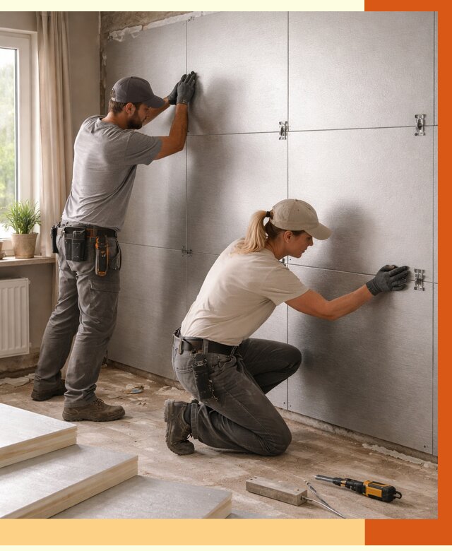 Утепление PIR панелями в Усть-Илимске от 4368 руб. под ключ | ТепломастерСть