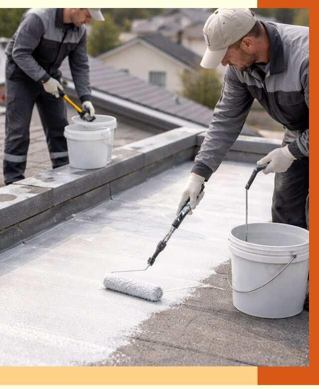 Утепление кровли жидкой теплоизоляцией в Усть-Илимске от 2236 руб./м2 | ТепломастерСть