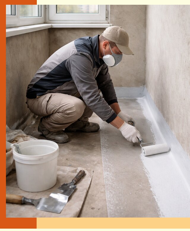 Утепление балкона жидкой теплоизоляцией в Усть-Илимске