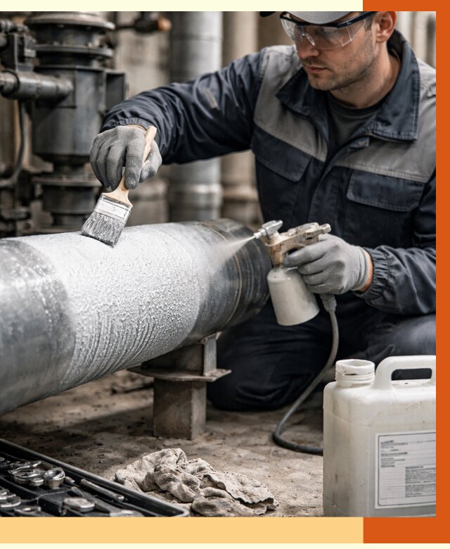 Утепление оборудования жидкой теплоизоляцией в Усть-Илимске от 4680 руб. | ТепломастерСть