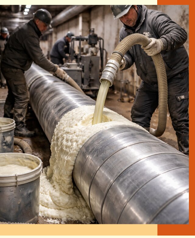 Утепление теплотрассы жидкой теплоизоляцией в Усть-Илимске от 4368 руб. | ТепломастерСть