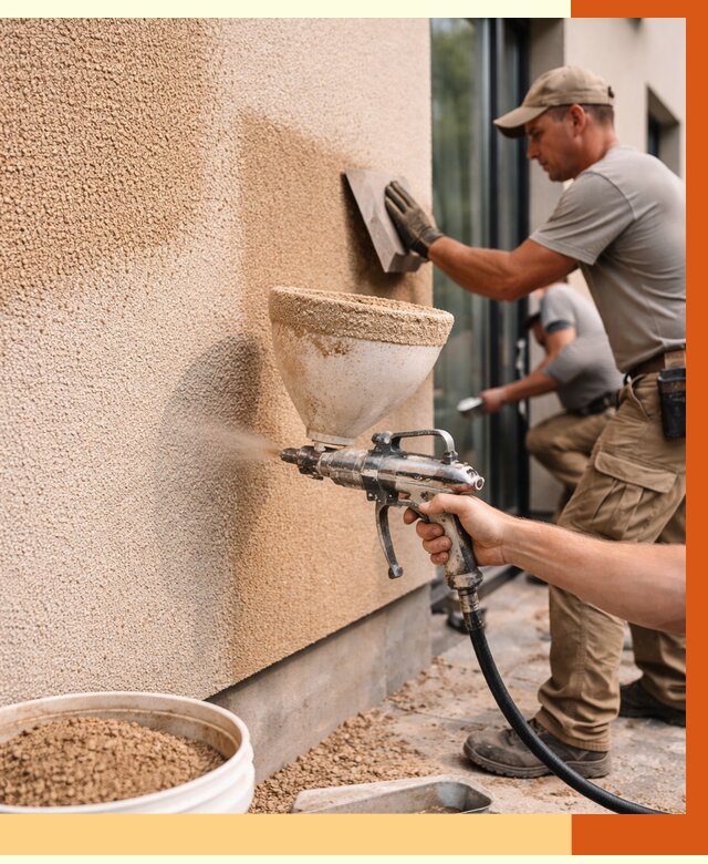 Утепление фасада жидкой пробкой в Усть-Илимске от 4992 руб./м² под ключ | ТепломастерСть