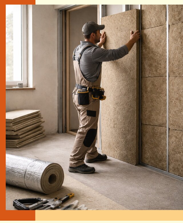 Шумоизоляция дома в Усть-Илимске — комплексная защита от шума