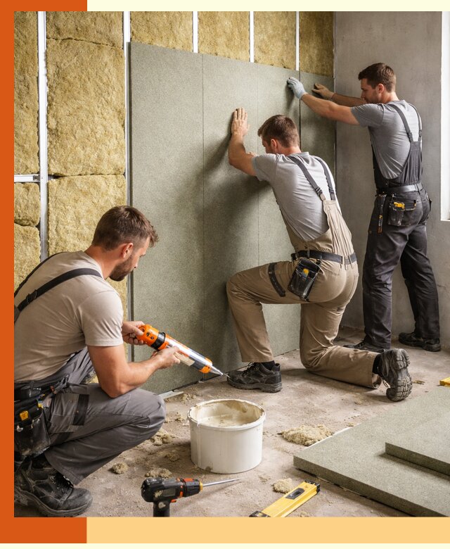 Профессиональная шумоизоляция стен в Усть-Илимске для квартир и домов