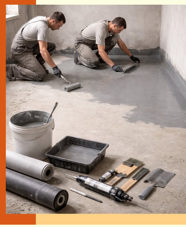 Гидроизоляция пола в Усть-Илимске — надежная защита от влаги и протечек