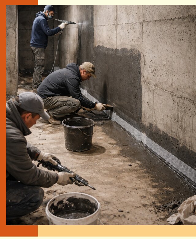 Гидроизоляция подвала в Усть-Илимске — комплексная защита от влаги