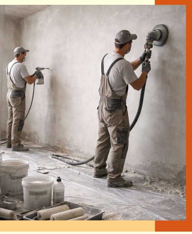 Подготовка поверхности под напыление в Усть-Илимске от 1248 руб. — ТепломастерСть