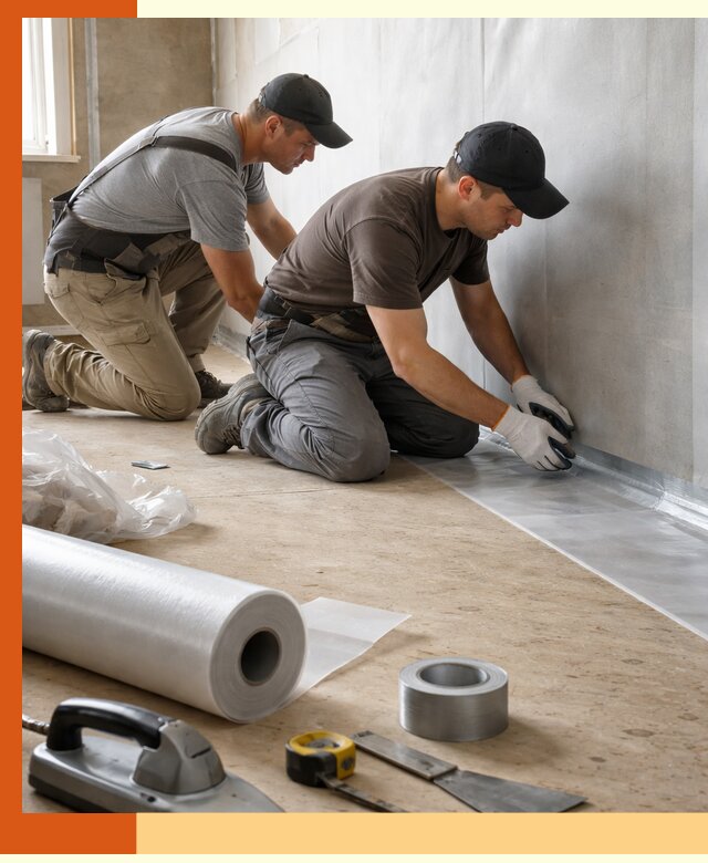 Монтаж пароизоляции для дома и помещений в Усть-Илимске