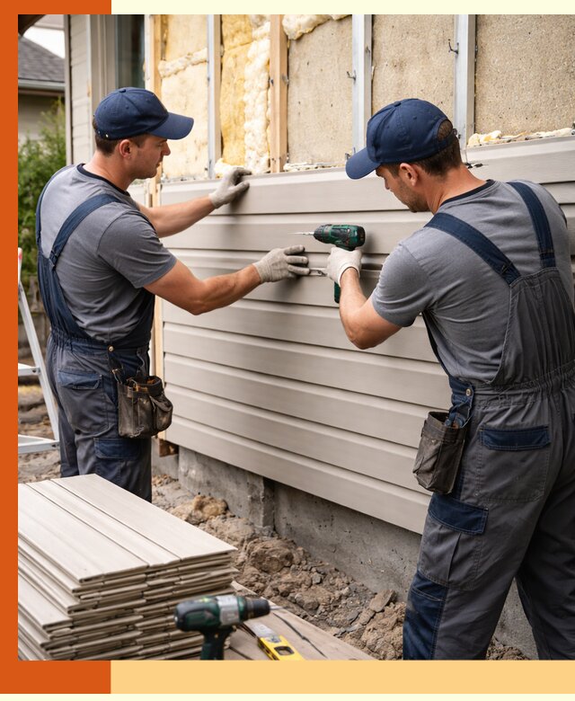 Монтаж сайдинга после утепления в Усть-Илимске качественно и надежно