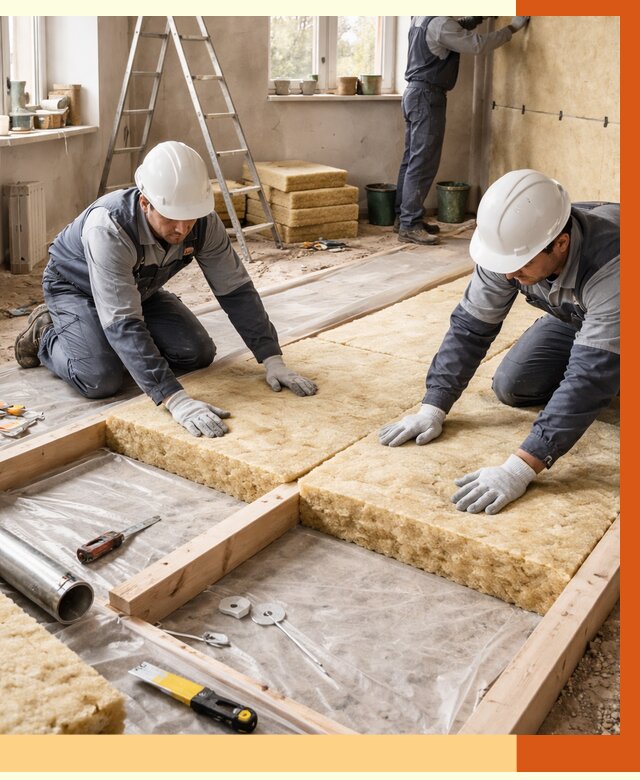 Восстановление теплоизоляции в Усть-Илимске от 8840 руб. — ремонт утепления под ключ | ТепломастерСть