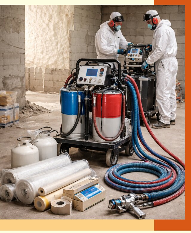 Аренда установки для напыления ППУ в Усть-Илимске от 36400 руб. | ТепломастерСть